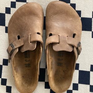 Birkenstock Boston Oiled Leather-Tobacco
